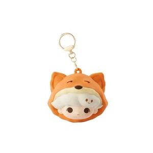 AUTHENTIC POP MART POP BEAN Pajama Party Series Earphone Bag "DIMOO Fox"